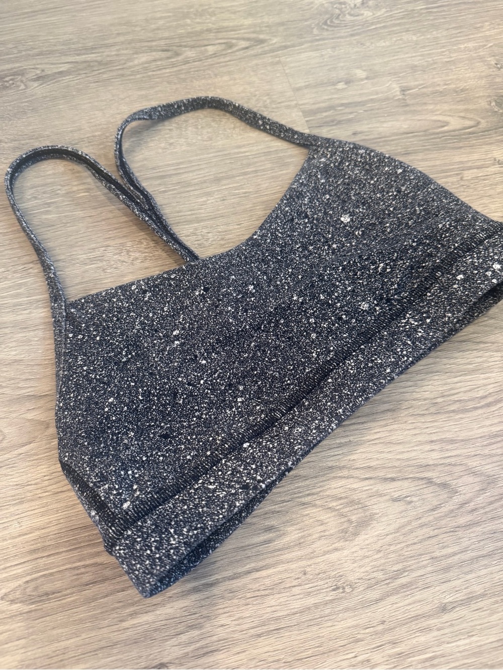 lululemon athletica Black Sparkle Sports Bra